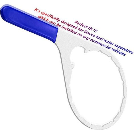 Chiave per filtro carburante 380134, separatore acqua-carburante 382, anello portachiavi/sfiato da 6 pollici, per camion Freightliner. - Image 2