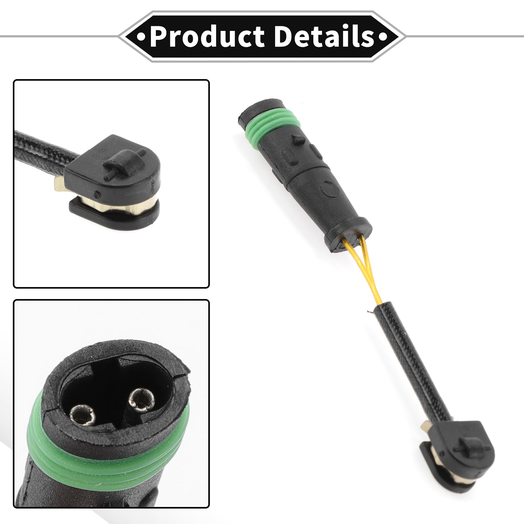 Black Tpu Rubber Rear Brake Pad Wear Sensor for Mercedes Benz Sprinter 2007-2020 | Noir, Caoutchouc TPU, Arrière, 1 Pièce, 9065401317, 2E0906206B, Pour Freightliner Sprinter - Image 4