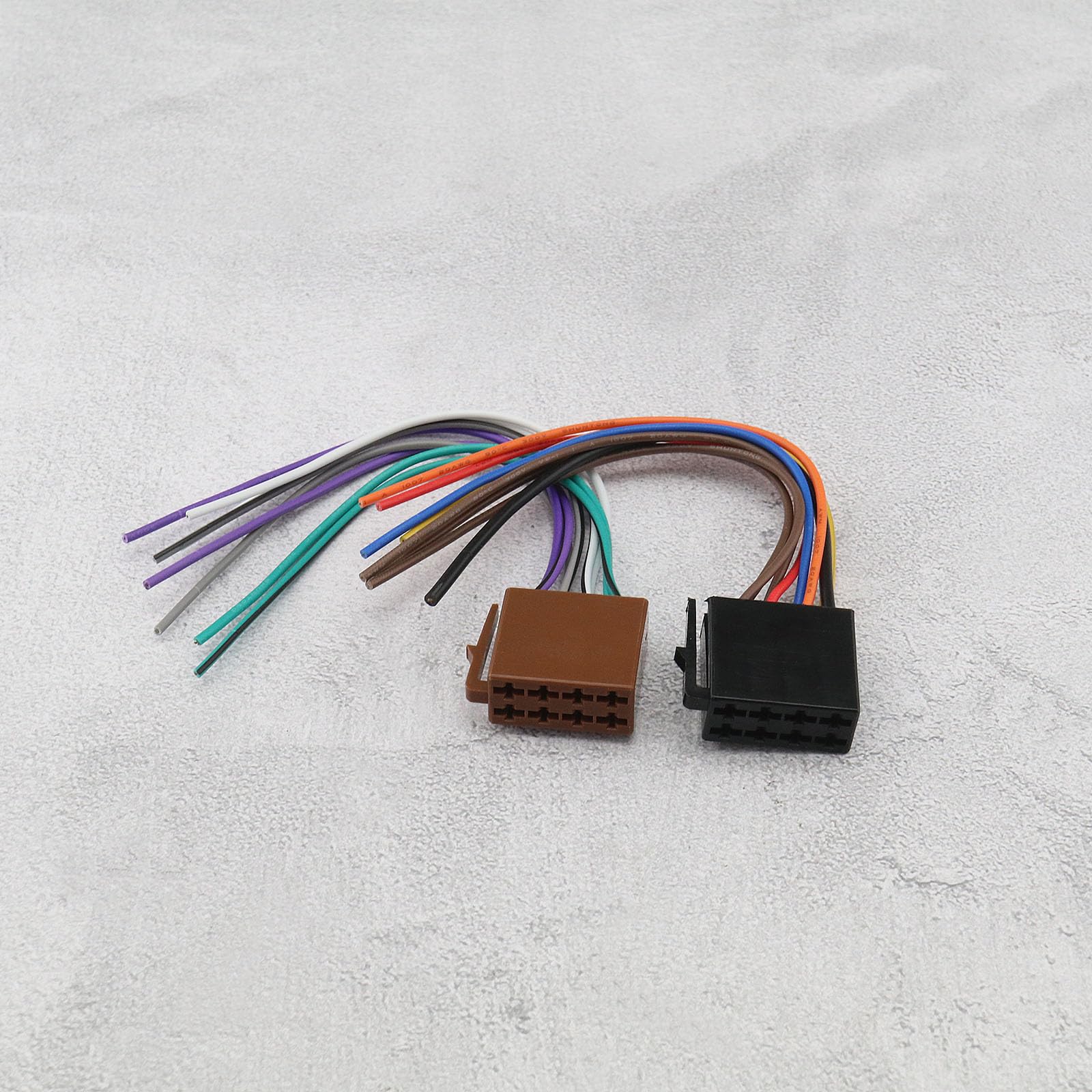 ECSiNG 1 Pack 16 Pin ISO Male Female Adapter Cable ISO Wiring Harness Audio Car Radio Connector Compatible with Freightliner Compatible with Volvo - Image 5