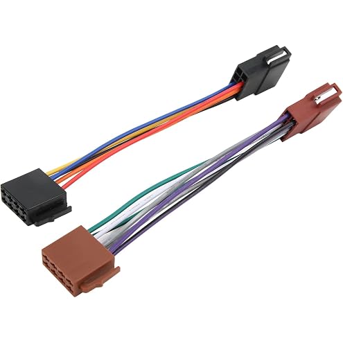 ECSiNG 1 Pack 16 Pin ISO Male Female Adapter Cable ISO Wiring Harness Audio Car Radio Connector Compatible with Freightliner Compatible with Volvo - Image 7