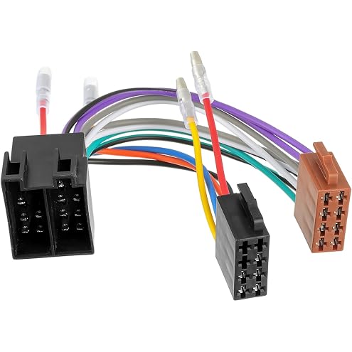 ECSiNG 1 Pack 16 Pin ISO Male Female Adapter Cable ISO Wiring Harness Audio Car Radio Connector Compatible with Freightliner Compatible with Volvo - Image 8