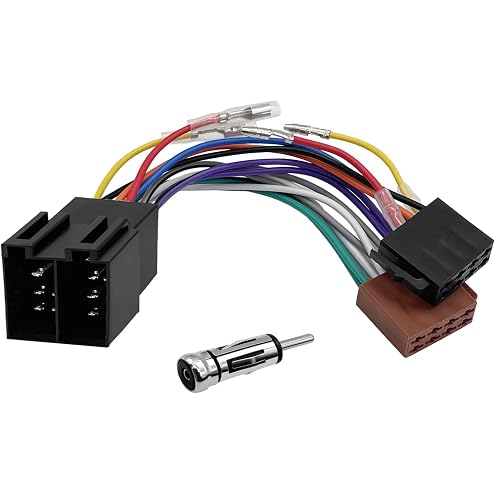 ECSiNG 1 Pack 16 Pin ISO Male Female Adapter Cable ISO Wiring Harness Audio Car Radio Connector Compatible with Freightliner Compatible with Volvo - Image 9