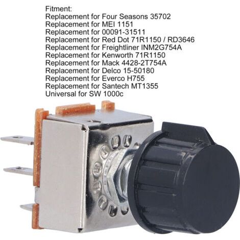 Universal 4-Speed Air Conditioning Fan Switch for Freightliner Trucks - Image 4