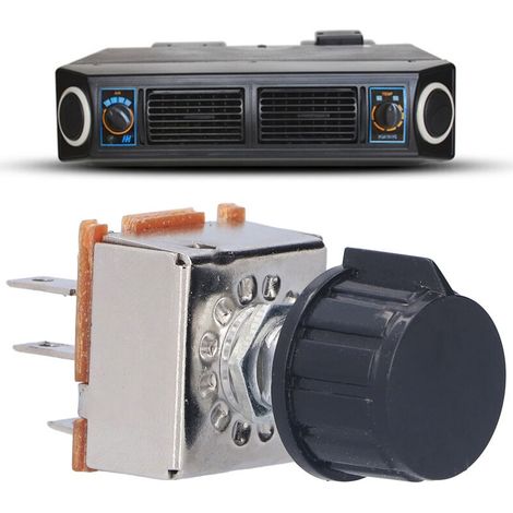 Universal replacement 4-speed rotary AC air conditioning fan switch for Freightliner INM2G754A - Image 2