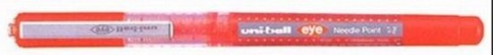 Stylo à pointe aiguille Uni-ball - chas UB 167 - rouge - fin