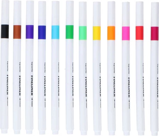 Couleur pour écrivains fins, 12 pièces. - Image 8