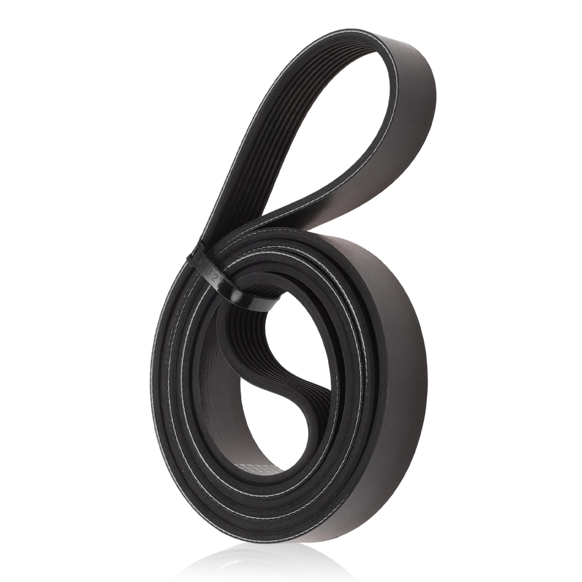 Courroie Serpentine 8 Côtes Pour Freightliner Cascadia 2000-2011 | K080855HD, 1pc, EPDM, pour Freightliner M2 106, M2 112, FLD 120 00-11 23-25, pour Kenworth T270, T370 08-10, T300 03-08 - Image 1