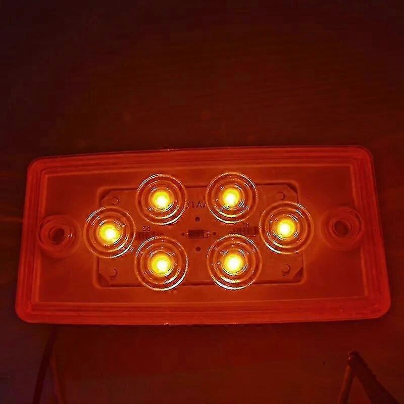 5pcs LED Cab Roof Freightliner Top lights clearance marker running lights 6led Car side lights For Freightliner Truck Lights Edition 1107 - Image 4