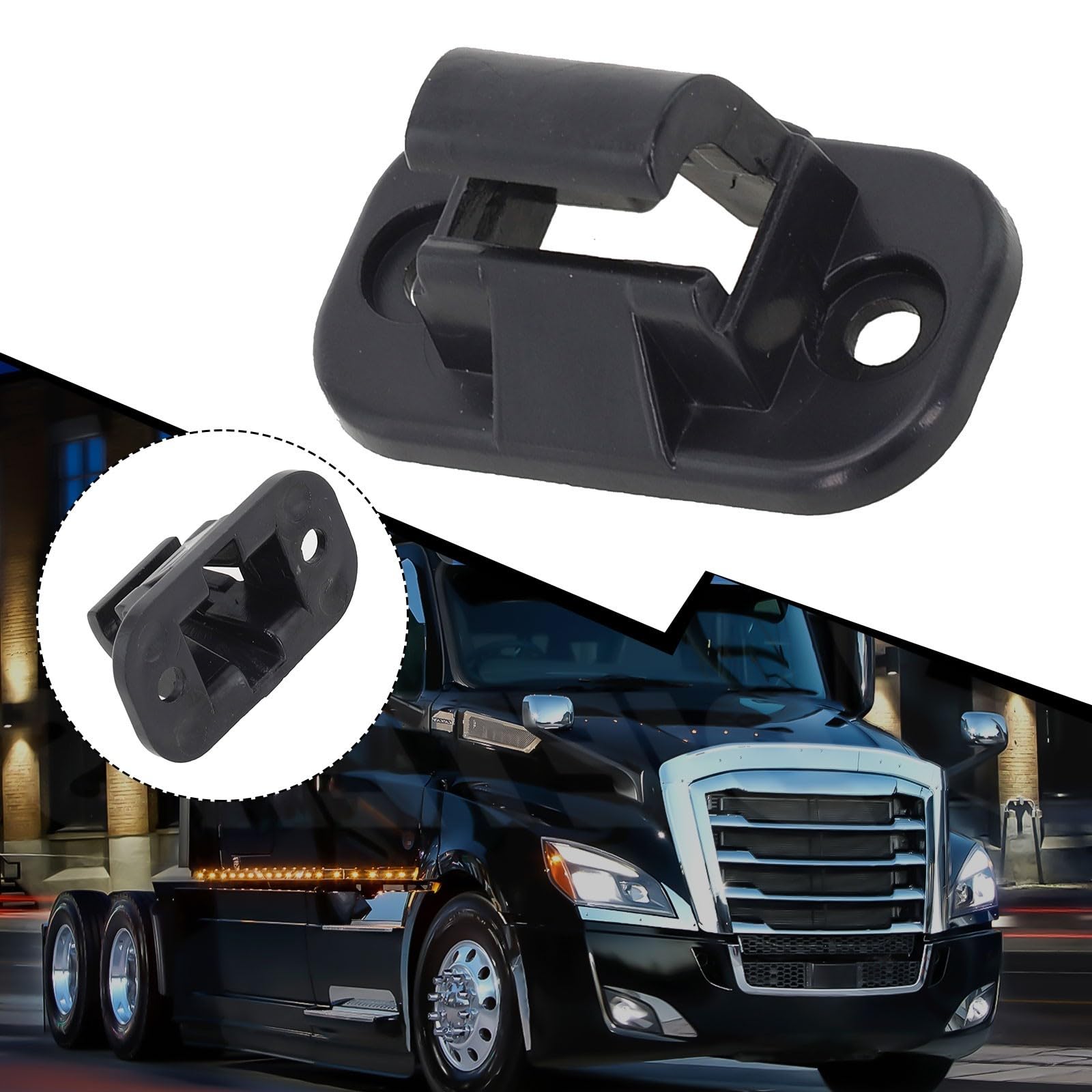 Clip de pare-soleil en plastique compatible avec Freightliner pour Cascadia 09-20 M2-106 08-22 Pièce de rechange 1836267000 Dispositif de maintien sécurisé pour pare-soleil intérieur de camion pour - Image 6