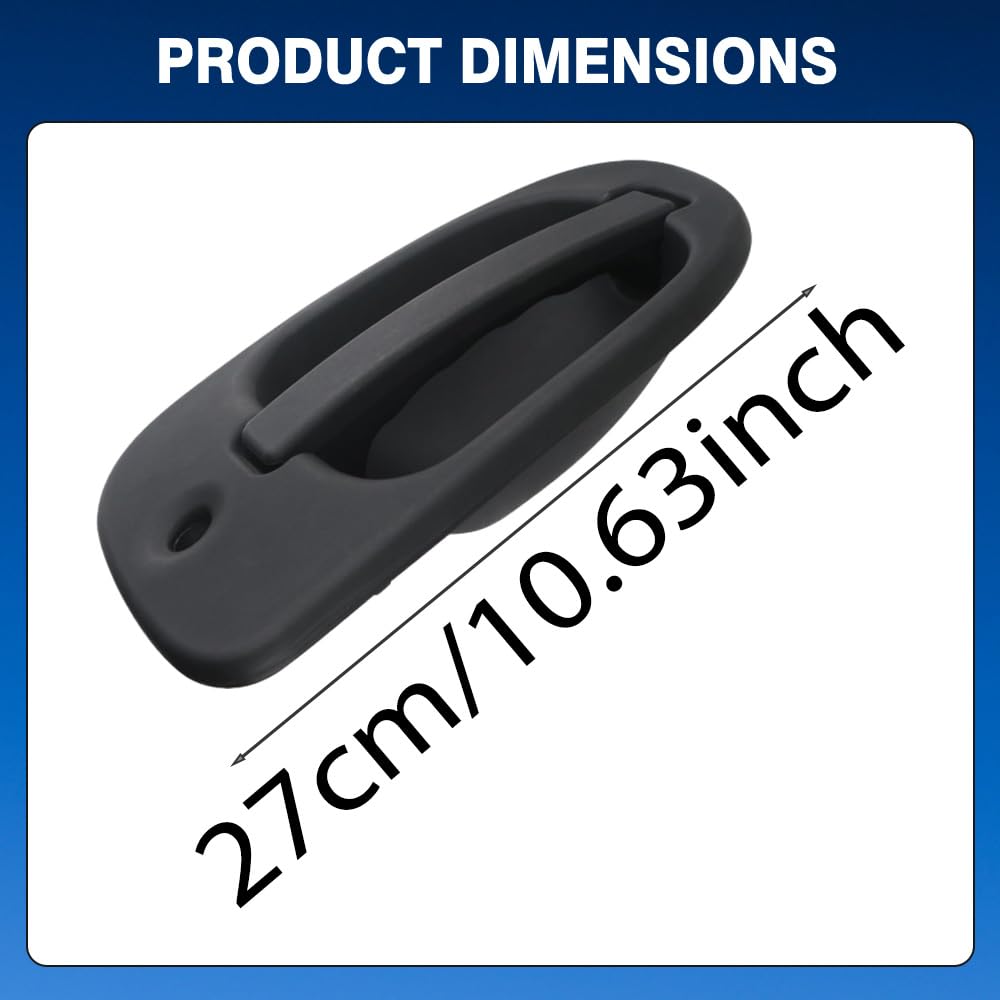 A18-47729-002 Poignée De Porte Extérieure, Côté Passager Droit | Compatible avec Freightliner 108SD 2012-2018, M2 106 2008-2011/112 2010-2011, Cascadia 2008-2017, 114SD 2012-2019, S2G - Image 3