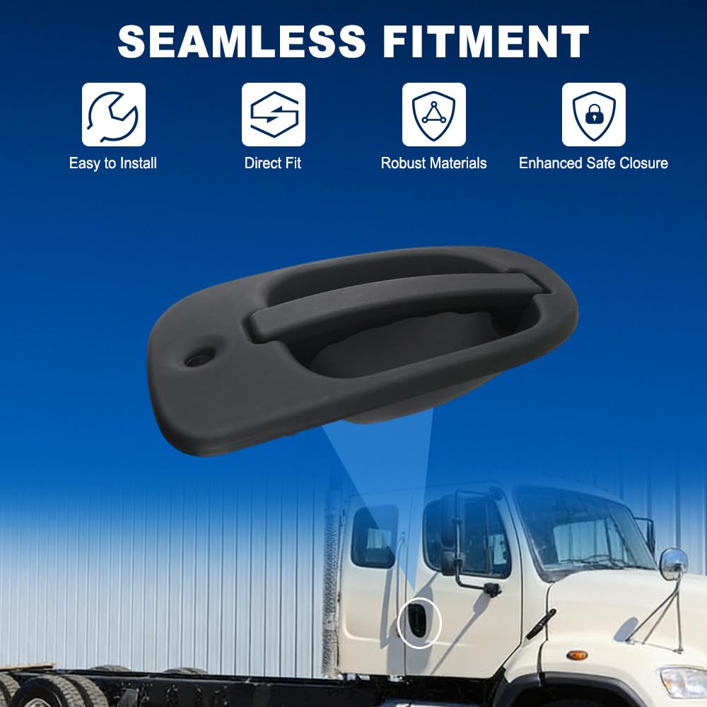 A18-47729-002 Poignée De Porte Extérieure, Côté Passager Droit | Compatible avec Freightliner 108SD 2012-2018, M2 106 2008-2011/112 2010-2011, Cascadia 2008-2017, 114SD 2012-2019, S2G - Image 6