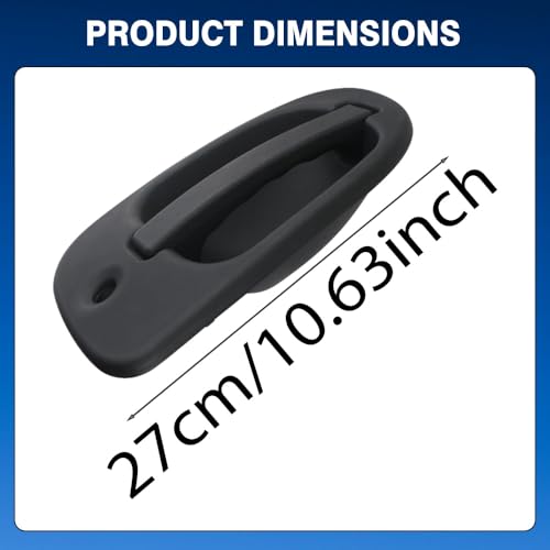 A18-47729-002 Poignée De Porte Extérieure, Côté Passager Droit | Compatible avec Freightliner 108SD 2012-2018, M2 106 2008-2011/112 2010-2011, Cascadia 2008-2017, 114SD 2012-2019, S2G - Image 10