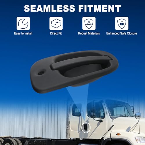 A18-47729-002 Poignée De Porte Extérieure, Côté Passager Droit | Compatible avec Freightliner 108SD 2012-2018, M2 106 2008-2011/112 2010-2011, Cascadia 2008-2017, 114SD 2012-2019, S2G - Image 13