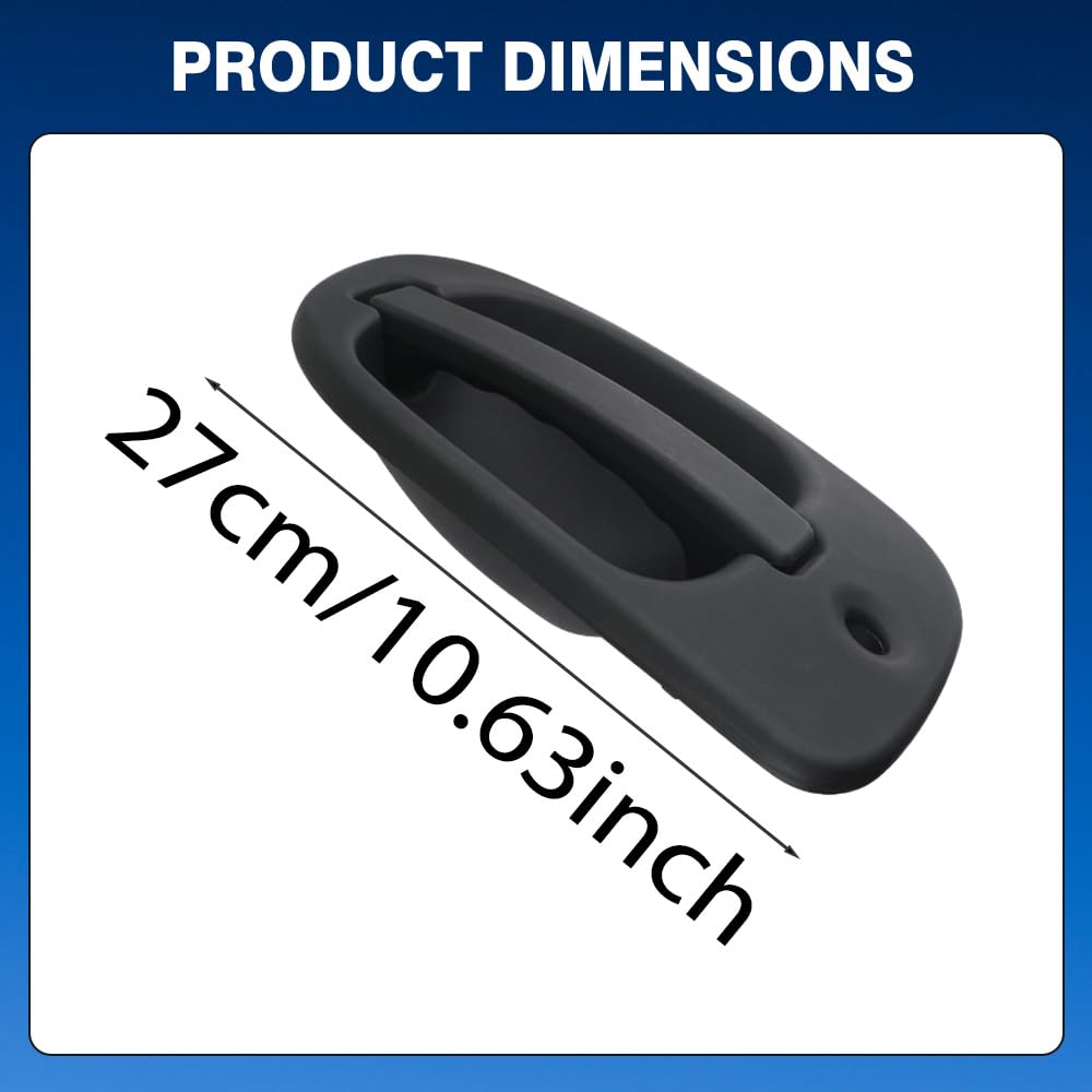 A18-47729-002 Poignée De Porte Extérieure, Côté Conducteur Gauche | Compatible avec Freightliner 108SD 2012-2018, M2 106 2008-2011/112 2010-2011, Cascadia 2008-2017, 114SD 2012-2019, S2G - Image 3