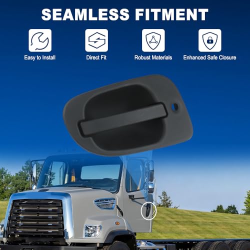 A18-47729-002 Poignée De Porte Extérieure, Côté Conducteur Gauche | Compatible avec Freightliner 108SD 2012-2018, M2 106 2008-2011/112 2010-2011, Cascadia 2008-2017, 114SD 2012-2019, S2G - Image 12