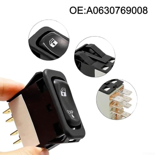 Commutateur, compatible avec Freightliner pour Columbia pour siècle 2001-2011 côté conducteur gauche, remplacement direct OEM A0630769008 - Image 8