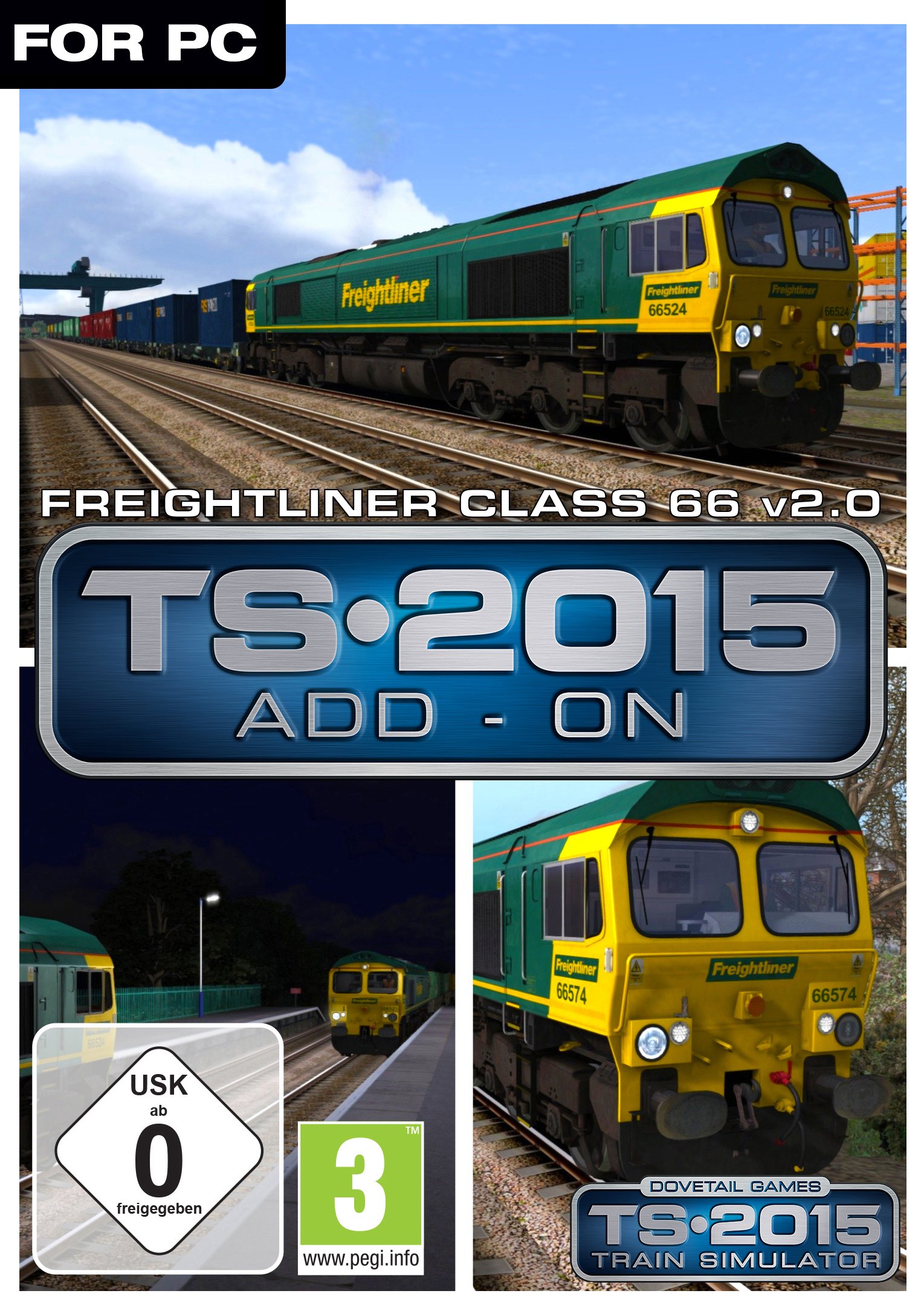 Train Simulator 2015: Freightliner Class 66 V2.0 Loco Add-On [Code Jeu] - Image 1