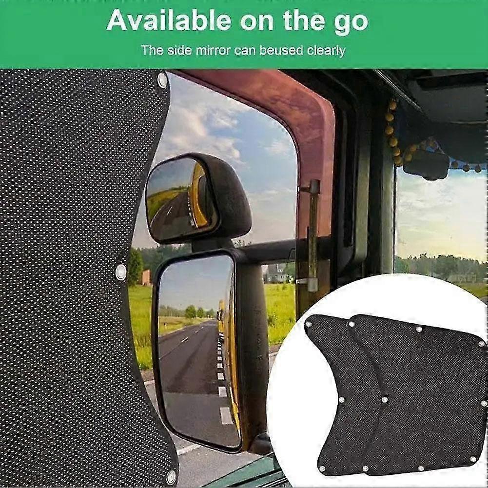Side Window Sun Shade for Freightliner Cascadia Semi-Truck Sunshade - Image 2