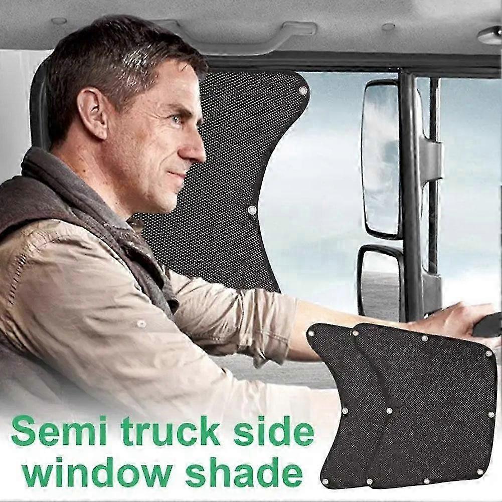 Side Window Sun Shade for Freightliner Cascadia Semi-Truck Sunshade - Image 3