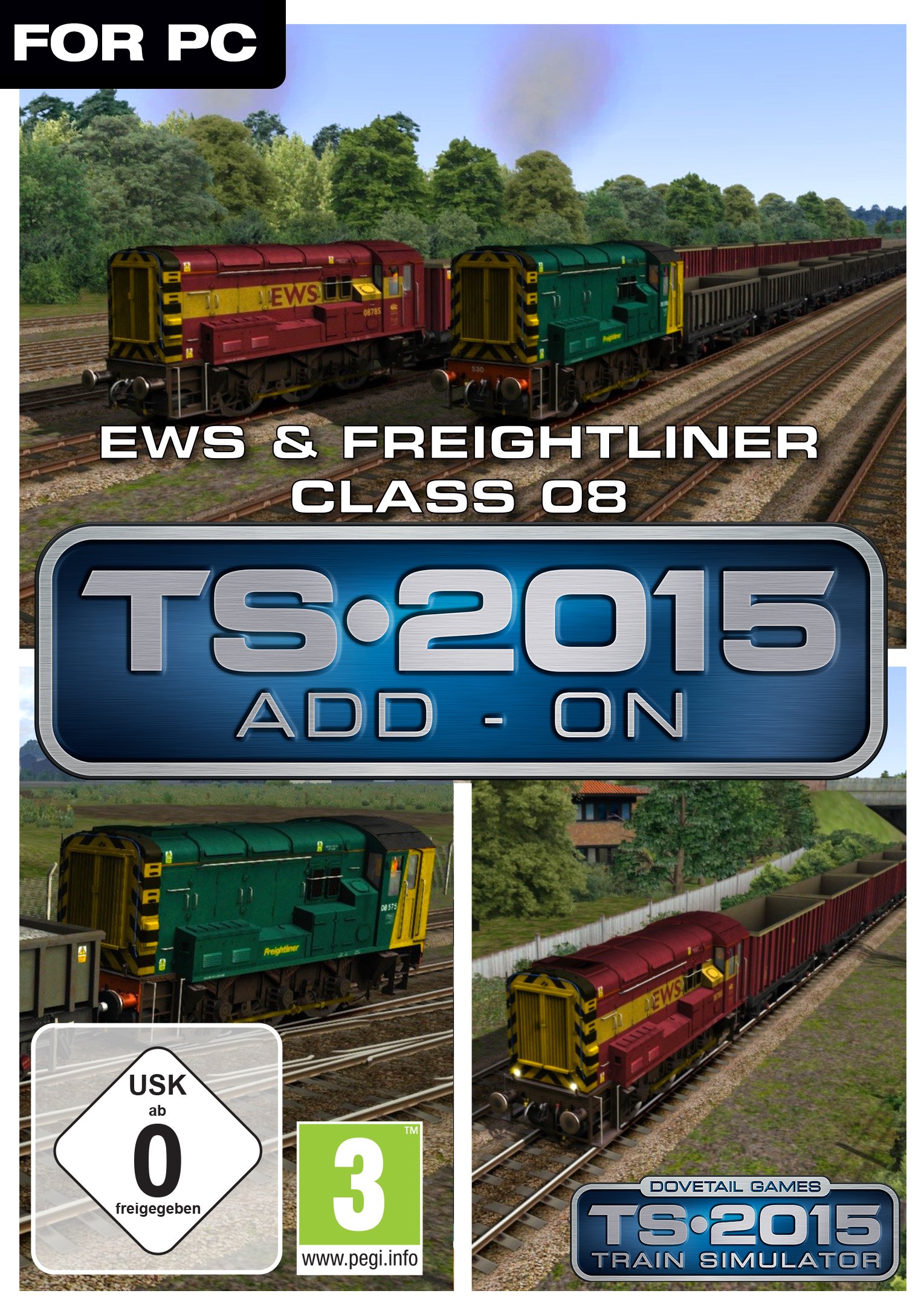 Train Simulator 2015: EWS & Freightliner Class 08s Loco Add-On [Code Jeu] - Image 1