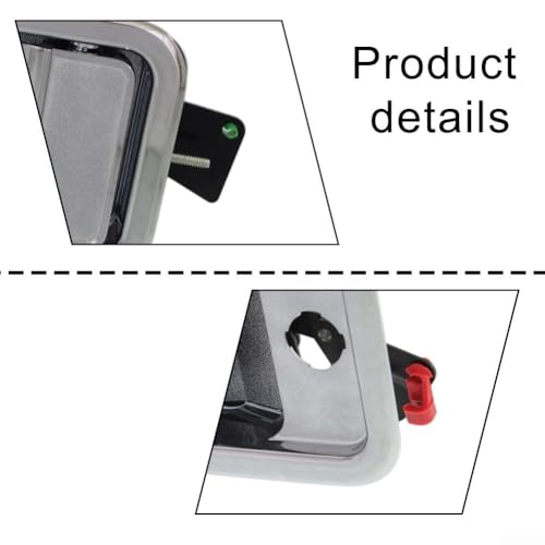 Paire de poignées de porte avant pour Freightliner pour Columbia, compatibles avec les modèles 2003-2014, pièce de rechange extérieure en métal A1842228003 - Image 13