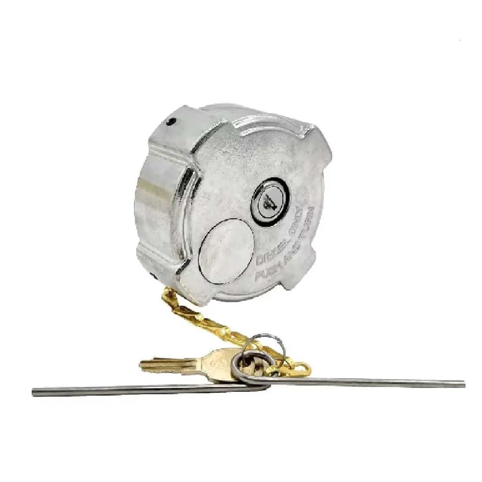 Remplacement du bouchon de carburant Bouchon de réservoir carburant voiture avec clés pour Freightliner Cascadia pour Columbia Century 1/4 tour 03-37017-002 - Image 4