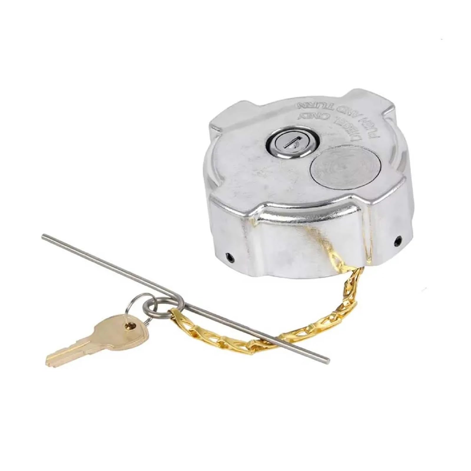 Bouchon De Rremplissage De Carburant Bouchon de réservoir carburant voiture avec clés pour Freightliner Cascadia pour Columbia Century 1/4 tour 03-37017-002 remplacement - Image 3